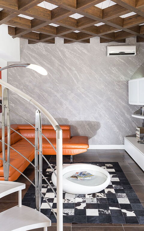 Villa Agorà: Wohnzimmer