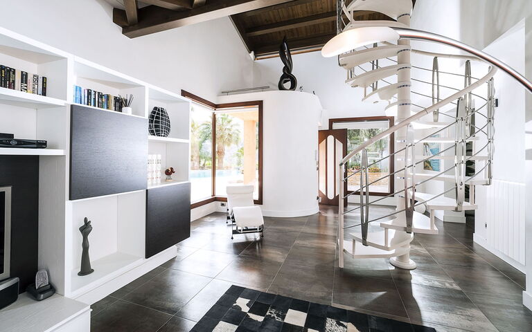 Villa Agorà: Wohnzimmer