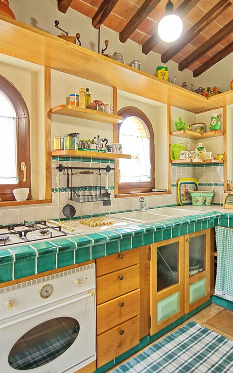 Villa Poggiospinoso: Küche