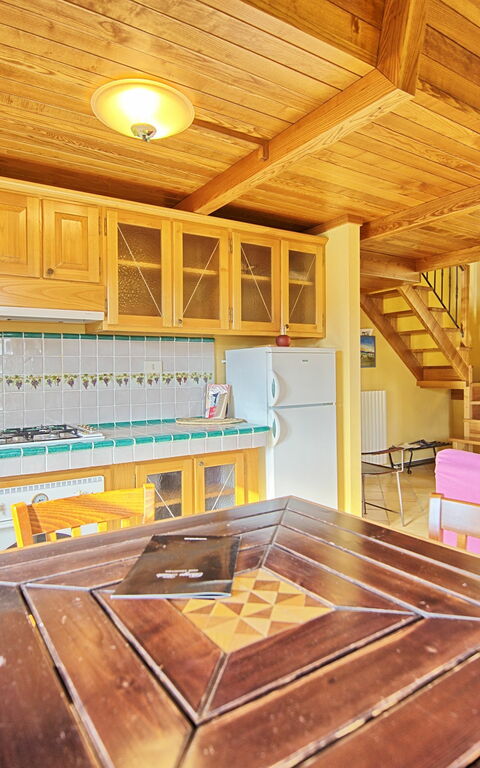 Villa Poggiospinoso: Esszimmer, Küche