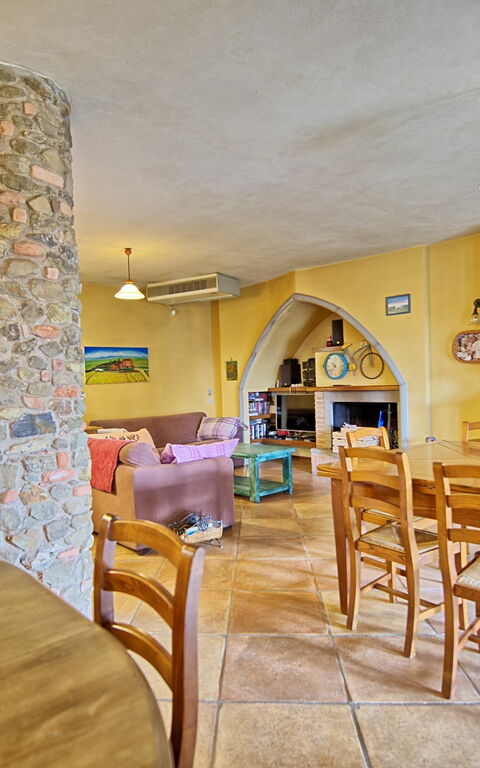 Villa Poggiospinoso: Esszimmer, Gemeinschaftsraum