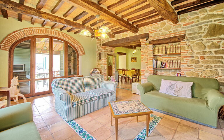 Villa Poggiospinoso: Wohnzimmer