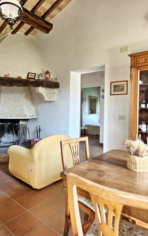 Villa Sarteano: Esszimmer, Wohnzimmer