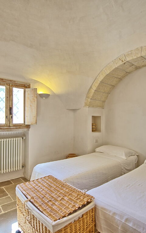 Trullo Pascarosa: Schlafzimmer
