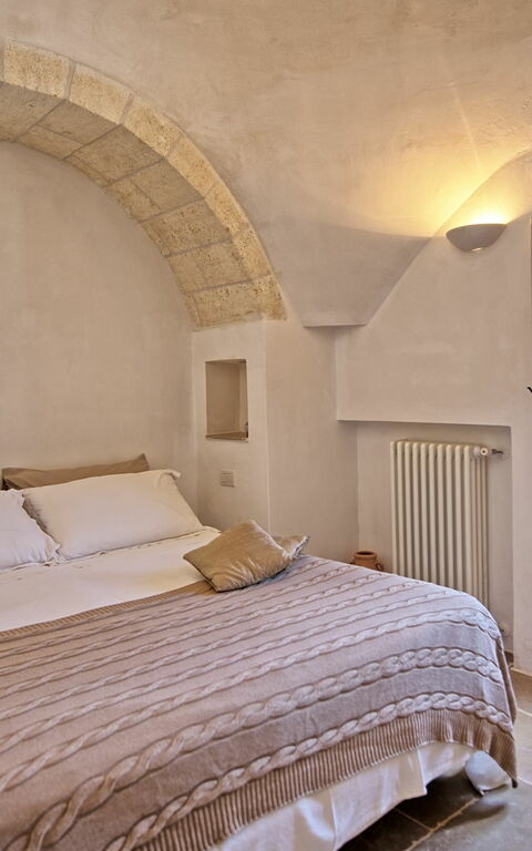 Trullo Pascarosa: Schlafzimmer