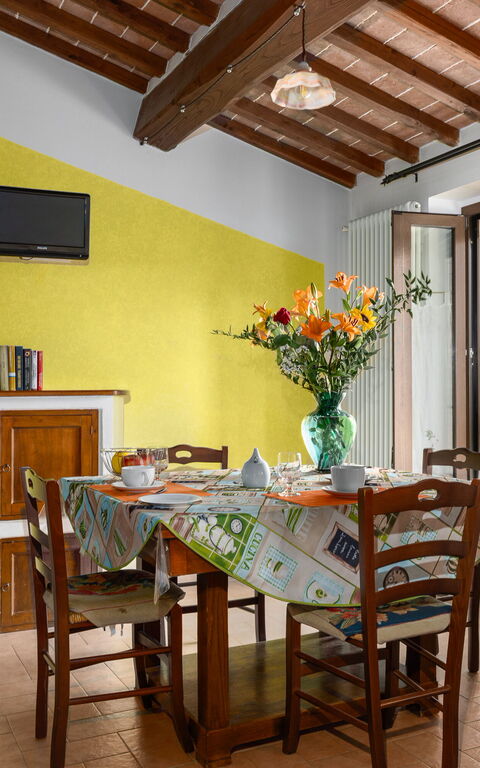 Casale Tiziano: Esszimmer