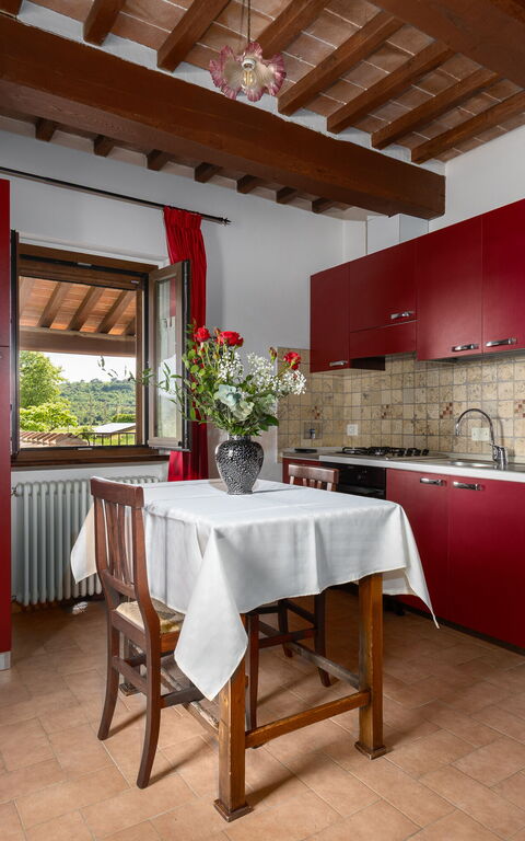 Casale Tiziano: Esszimmer, Küche