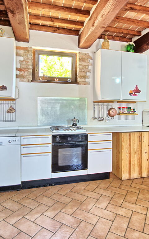 Casale Tiziano: Esszimmer, Küche