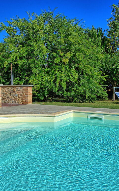 Casale Tiziano: Garten, Schwimmbad