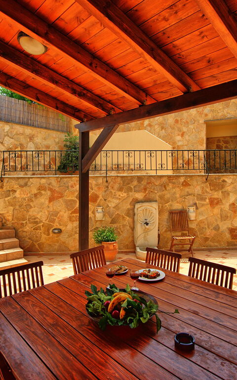 Villa Sevi Grande: Balkon / Terrasse / Patio, Draussen
