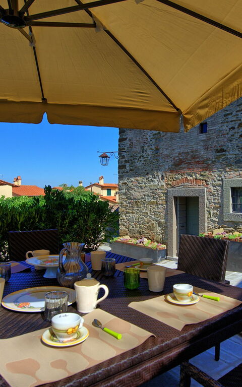 Casa La Fonte: Balkon / Terrasse / Patio, Garten