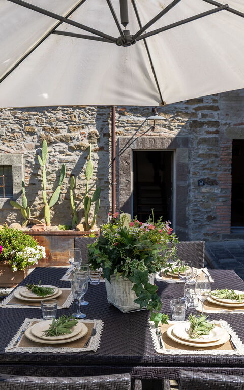 Casa La Fonte: Außen, Balkon / Terrasse / Patio, Draussen