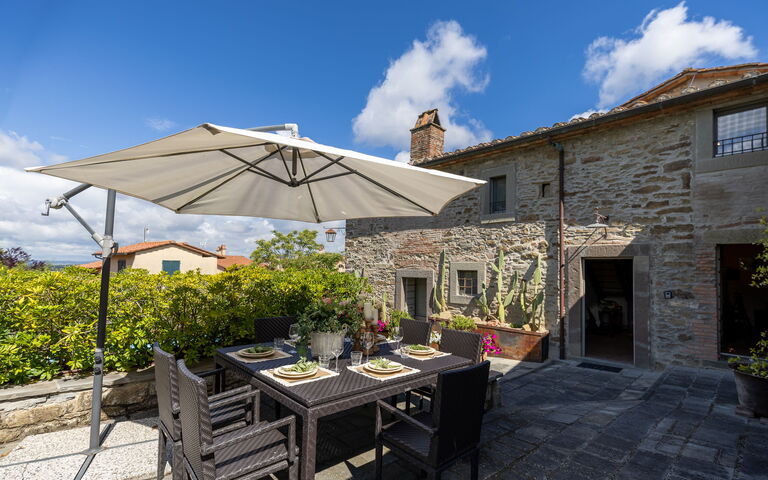 Casa La Fonte: Außen, Balkon / Terrasse / Patio, Draussen