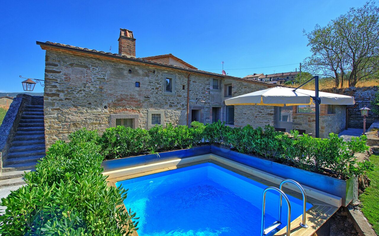 Casa La Fonte: Draussen, Schwimmbad