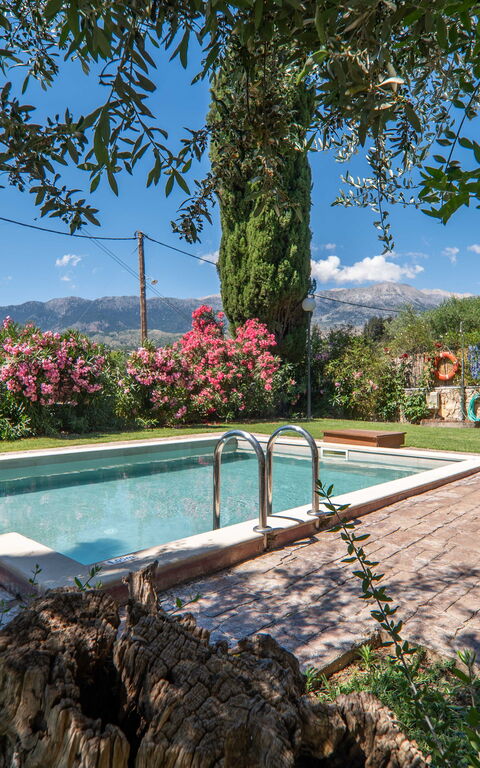 Villa Vrisses: Außen, Draussen, Garten, Schwimmbad