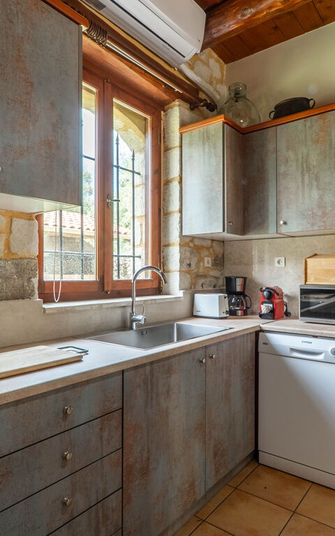 Villa Vrisses: Küche