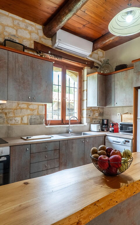 Villa Vrisses: Küche