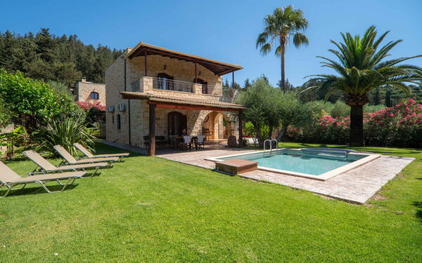 Villa Vrisses: Außen, Draussen, Garten, Schwimmbad