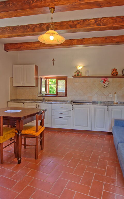 Borgo Veronica: Esszimmer, Küche, Wohnzimmer