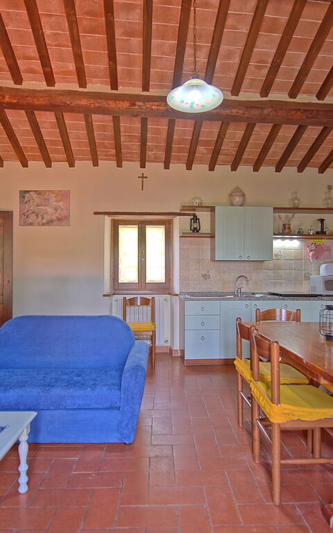 Borgo Veronica: Esszimmer, Küche, Wohnzimmer