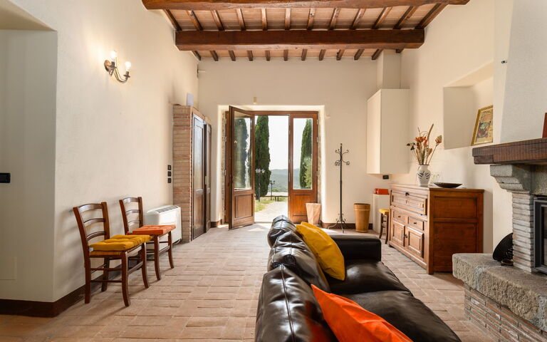 Casale Santa Francesca: Wohnzimmer