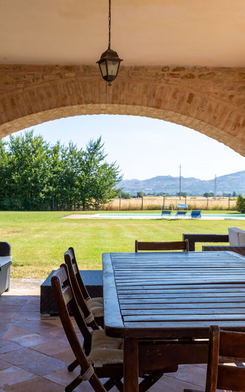 Villa Assisi: Außen, Balkon / Terrasse / Patio, Draussen