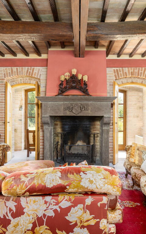 Villa Assisi: Wohnzimmer