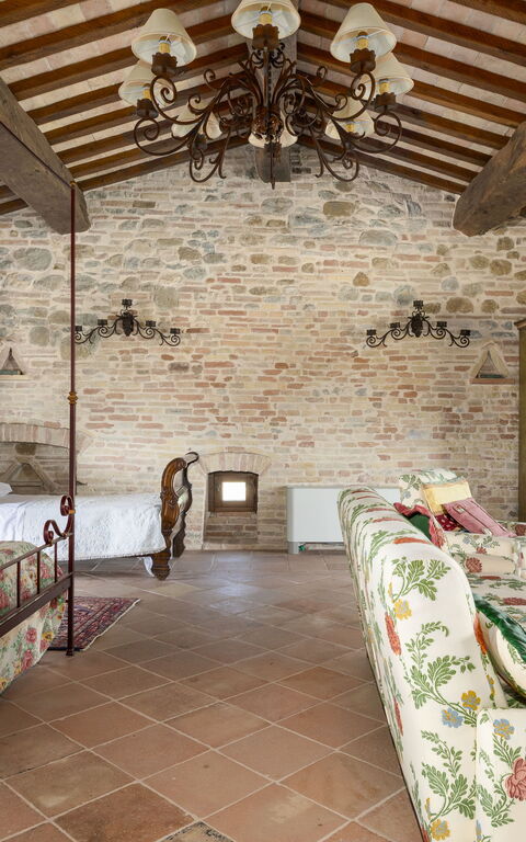 Villa Assisi: Schlafzimmer