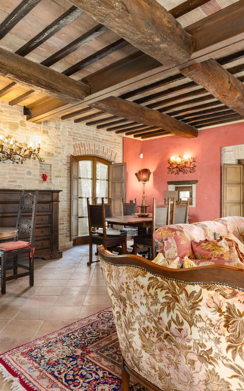 Villa Assisi: Wohnzimmer