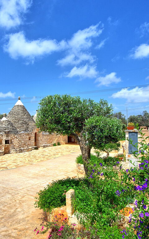 Trullo Santo Stefano: Draussen, Garten