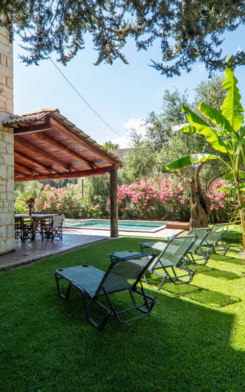 Villa Nipos: Außen, Draussen, Garten, Schwimmbad
