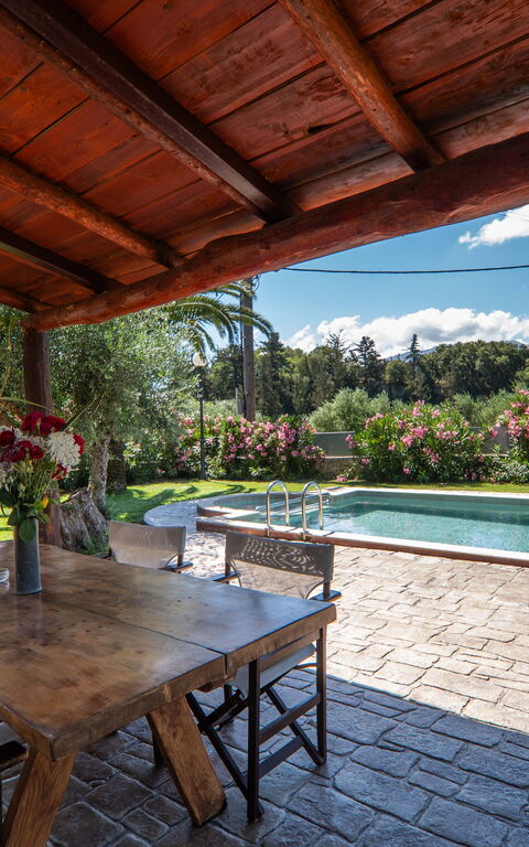 Villa Nipos: Außen, Draussen, Garten, Schwimmbad