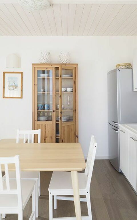 Villa Ariel: Esszimmer, Küche, Wohnzimmer