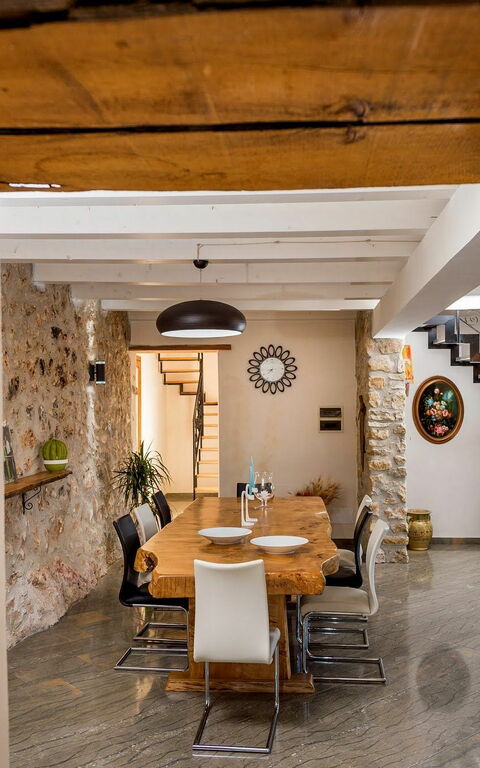 Villa Le Muse: Esszimmer, Wohnzimmer