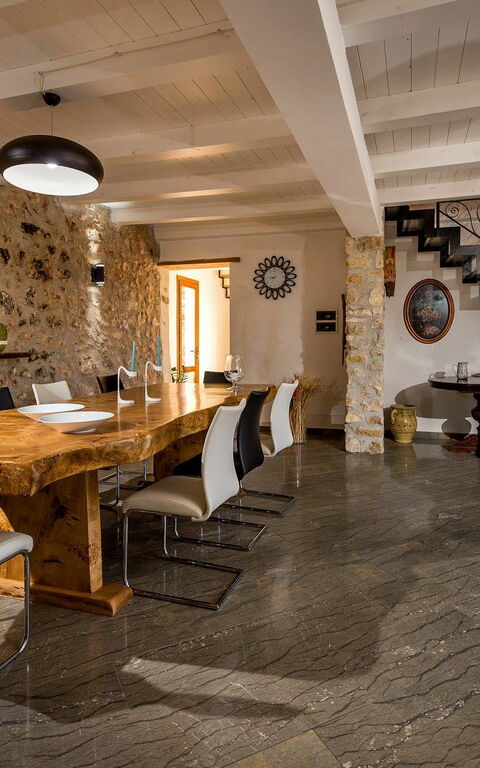 Villa Le Muse: Esszimmer, Wohnzimmer