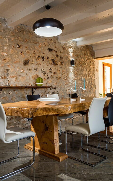 Villa Le Muse: Esszimmer, Wohnzimmer