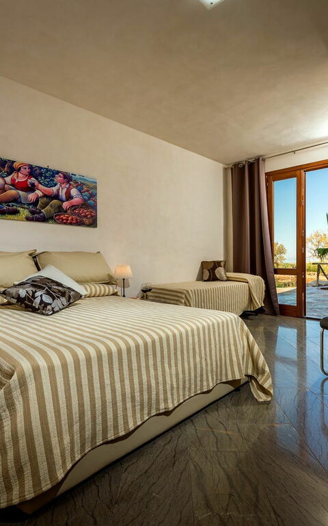 Villa Le Muse: Schlafzimmer