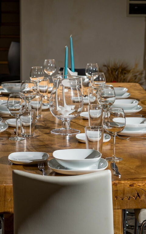 Villa Le Muse: Esszimmer, Wohnzimmer