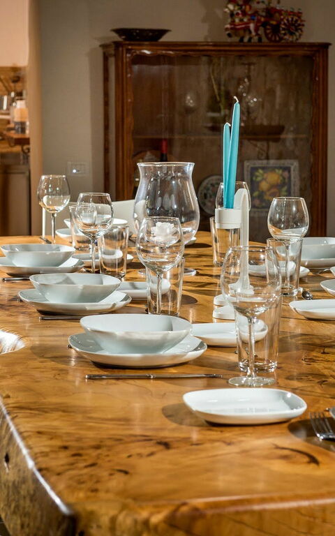 Villa Le Muse: Esszimmer, Wohnzimmer