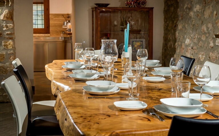 Villa Le Muse: Esszimmer, Wohnzimmer
