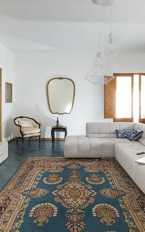 Villa Salinella: Esszimmer, Wohnzimmer