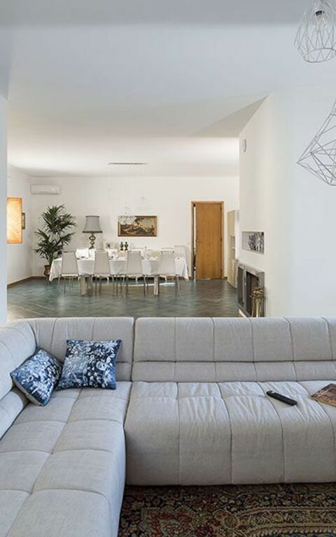 Villa Salinella: Esszimmer, Wohnzimmer