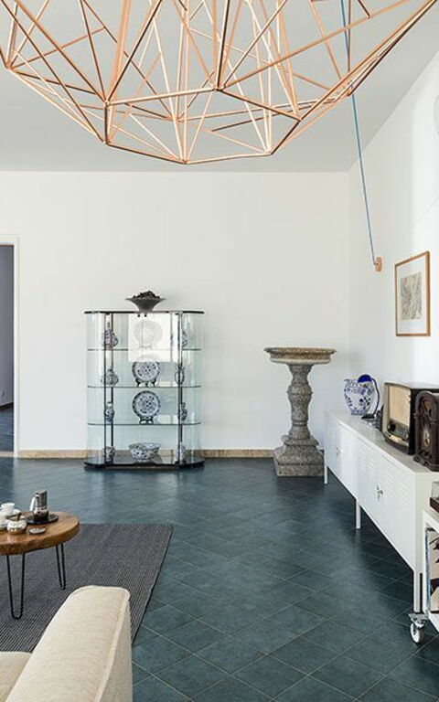 Villa Salinella: Esszimmer, Wohnzimmer