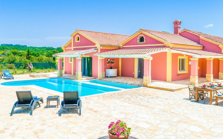 Beach Villa Joanna: Draussen, Garten, Schwimmbad