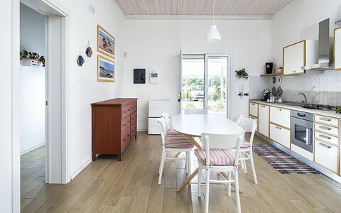 Unterkunft Morgana: Esszimmer, Küche