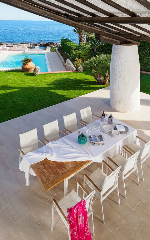 Blu Moon: Ansichten, Balkon / Terrasse / Patio, Draussen, Garten, Schwimmbad