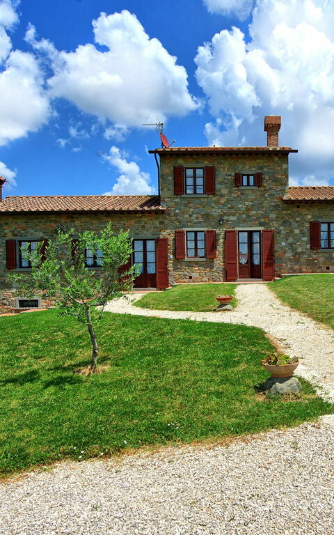 Villa Farneta: Außen, Garten