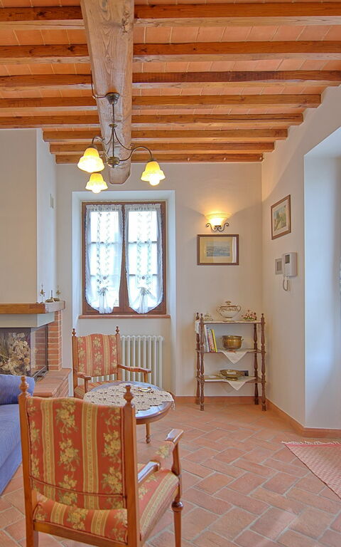 Villa Farneta: Wohnzimmer