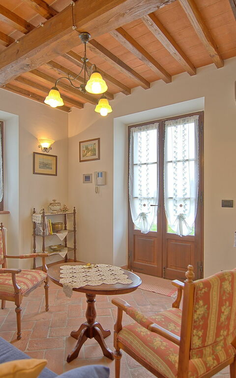 Villa Farneta: Wohnzimmer