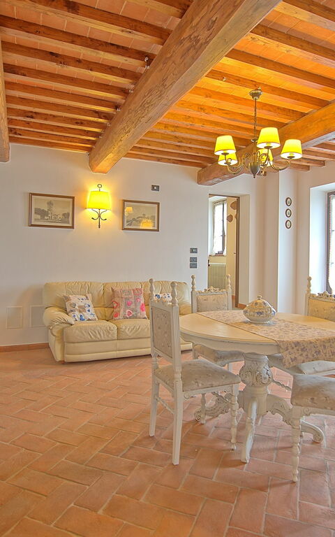 Villa Farneta: Wohnzimmer